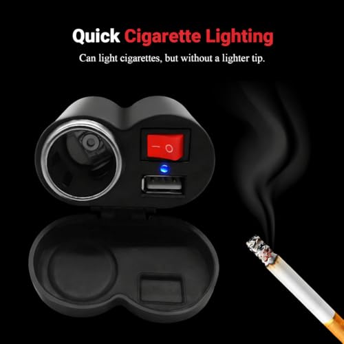 Motorcycle USB Charger, Motorcycle Phone Charger, Motorcycle USB Charger Two Way, Waterproof Dual Handlebar Charger, Replacement Parts Phone