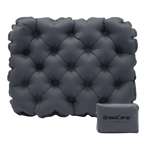 Inflatable Seat Cushion, Lightweight Stadium Seat Pad, Travel Air seat Cushion Anti-Slip for Airplane, Long Flights, Hiking, Climbing, Home and Camping, Compact Air Cushion - color: Black