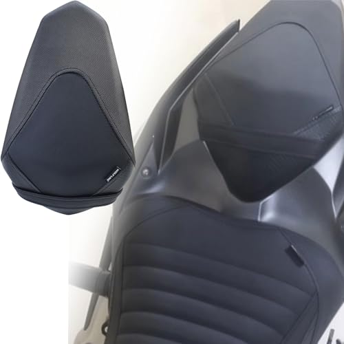 ShinKanSen Motorcycle Soft PU Leather Rear Pillion Seat Pad Set Seat Rear Passenger Seat Covers Replacement Compatible with Ka&wa&sa&ki Ninja 400 Z400 Z-400 Accessories 2018-2024 (Rear Seat-Black) - color: Rear Seat-Black