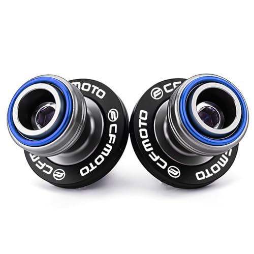 Compatible with CFMOTO Ibex450 Ibex800 300SS 450SS 450NK 450CLC 675SS 675NK 750SS 800NK Motorcycle CNC Swingarm Spools Sliders Stand Screw Paddock Bobbins (Blue) - color: Blue