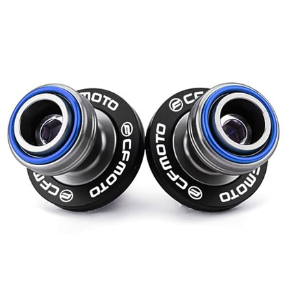 Compatible with CFMOTO Ibex450 Ibex800 300SS 450SS 450NK 450CLC 675SS 675NK 750SS 800NK Motorcycle CNC Swingarm Spools Sliders Stand Screw Paddock Bobbins (Blue) - color: Blue