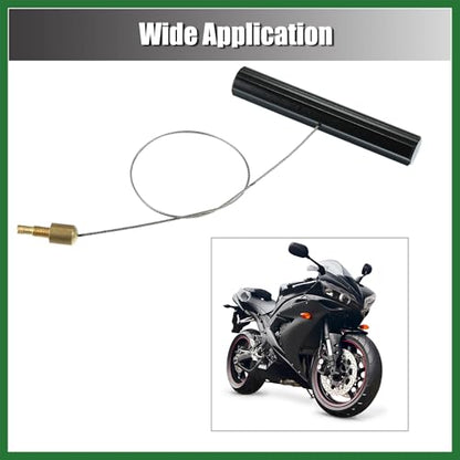 Motoforti Tire Valve Stem Fishing Tool Puller with Valve Core Remover for Motorcycle Car ATV Black Long-Lasting