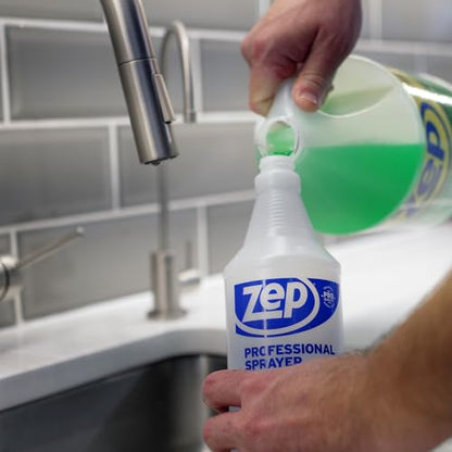 Zep Professional Sprayer Bottle 32 ounces - Up to 30 Foot Spray, Adjustable Nozzle