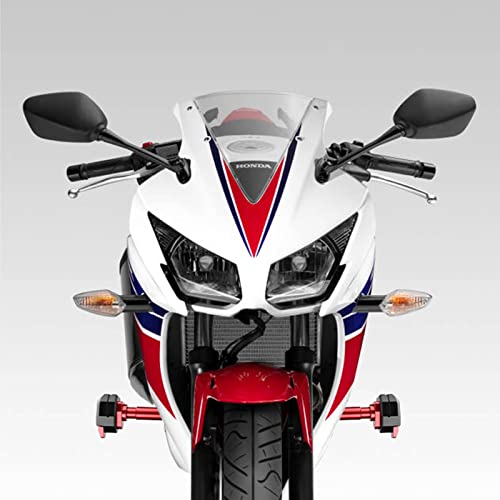 Motorcycle Falling Protection Frame Slider Fairing Guard Anti Crash Pad Protector Crash compatible with Honda CBR300R CBR 300R (2013-2023) (Red) - color: Red