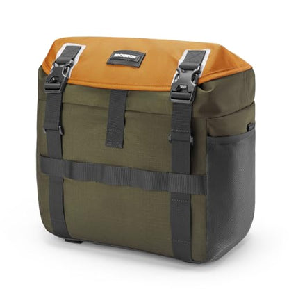 ROCKBROS Bike Handlebar Bag Waterproof Cycling Pouch 24L Bicycle Front Storage Pouch Bag with Shoulder Strap