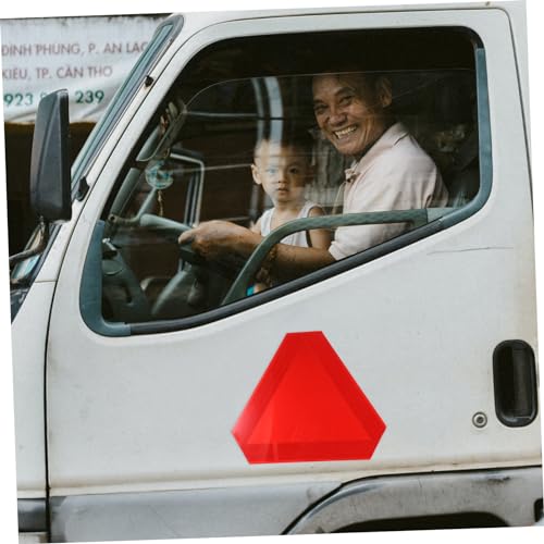 Emergency Slow Moving Vehicle Sign Reflective Safety Tape Triangle for Trucks Trailers
