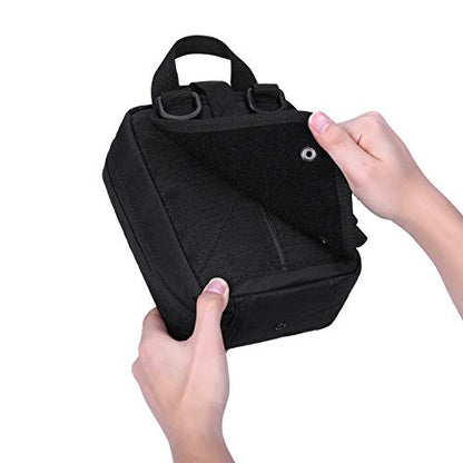 Gonex MOLLE Medical Pouch EMT First Aid Pouch Rip-Away IFAK Tactical Utility Pouch for Outdoor Activities Medical Supplies (Bag Only) - color: Black