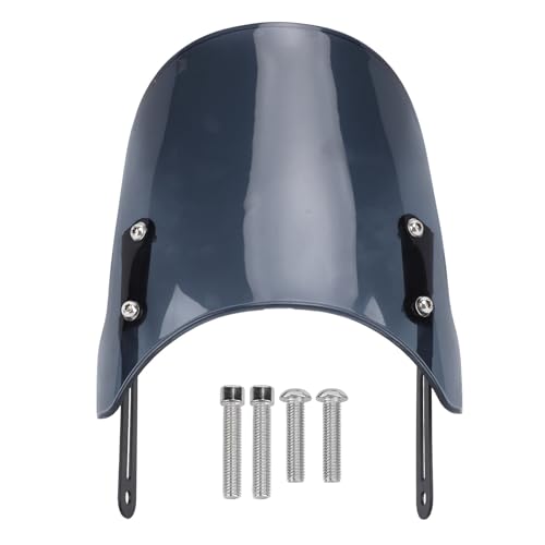 Motorcycle, Wind Deflector PMMA Panel Front Wind Deflector with Mount Bracket for Scrambler 400X 2023-2024, for Speed 400 2023-2024, for Street Scrambler 900 - size: Grey