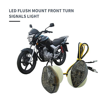 2 Pcs Motorcycle Led Flush Mount Front Turn Signal Light Replacement for Honda CBR600RR CBR1000RR 2004 2005 2006 2007 CBR 600 F4 F4i CBR900 CBR919