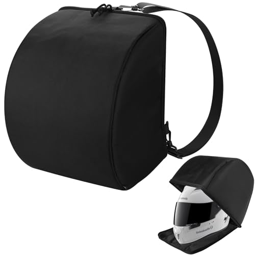 Cosmos Motorcycle Helmet Bag Heavy Duty Helmet Sling Backpack with Foam Padding and Adjustable Strap for Carry & Storage of Motorcycle Helmet, Racing Helmet, Off-road Helmet, Motorcycle Accessories
