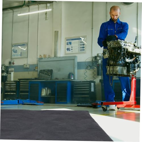 Gadpiparty Oil Leak Absorption Mat Garage Rug for Floor Motorcycle Mat for Garage Nonslip Stability