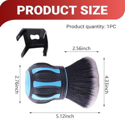 Car Detailing Brush, Automotive Ball-shaped Detail Brush, Ultra Soft Cleaning Brushes with Storage Rack, Universal Auto Interior Cleaning Tool, for Most Cars (Blue) - color: Blue