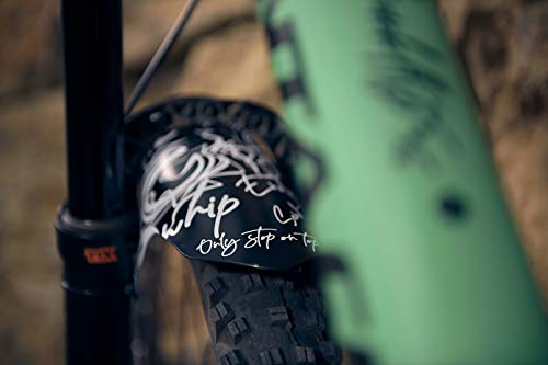 Bike Front Wheel Mudguard - Lightweight & Durable Protection - Universal Fit - Protect Against Mud, Water Spray and More - color: Signature White