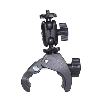 Bike Handlebar Camera Mount with 1/4" Screw Camera Clamp,Adapter for Gopro for Hero for DJI Osmo for Insta360 X5 X4 X3 X2 Motorcycle Bicycle Action Cam Dash GPS Field Monitor Lights
