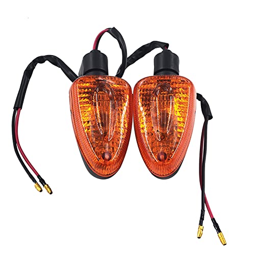 Road Passion 2 pcs Universal Motorcycle Rear Turn Signal Indicator Light Replacement for BMW K1200R SPORT 2007-2008/ K1200S 2005-2008/ K1300R 2009-2014/ K1300S 2009-2014