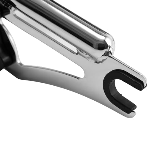 XFMT Motorcycle Chrome Detachable Stealth Two-Up Luggage Rack for Harley Touring Road King Street Glide Road Glide Electra Glide 2009-Later - color: Stealth Luggage Rack-Chrome