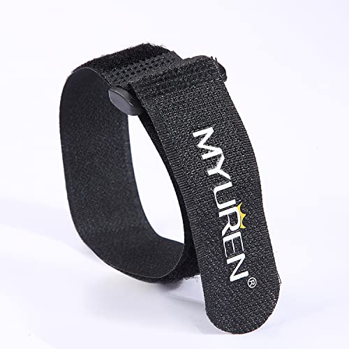 1"x 18"-12 Pack Reusable Fastening Cable Straps with Buckle Adjustable Hook and Loop Securing Strap Multi-Purpose Cinch Strap for Cord Management - size: 18"