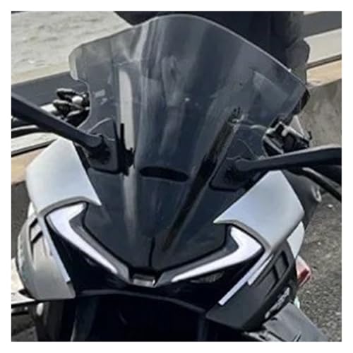 Motorcycle Windshield Windscreen for 675SR-R 675SR R, Motorcycle Windshield Accessories Front Spoiler Wind Deflectors - color: Grey