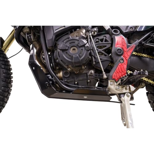 TUSK Quiet Glide Adventure Skid Plate Black with Linkage Guard