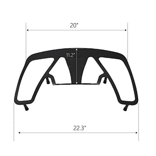 Green-L Rear Trunk Mounted Luggage Rack Fit for Honda 2001-2017 Goldwing GL1800 Motorcycle Chrome Tourbox Carrier - color: Style A