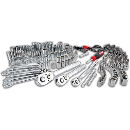 CRAFTSMAN Socket Set, 262-Piece Mechanic Tool Set, 1/4", 3/8", 1/2" Drive, SAE / Metric, (CMMT45307) - style: 262 Piece Set
