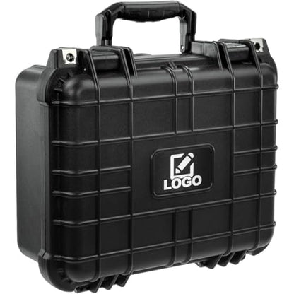 Eylar Protective Hard Camera Case Water & Shock Proof w/Foam TSA Approved 13.37 Inch 11.62 Inch 6 Inch Black (With Custom Logo Plate) - color: With Custom Logo Plate