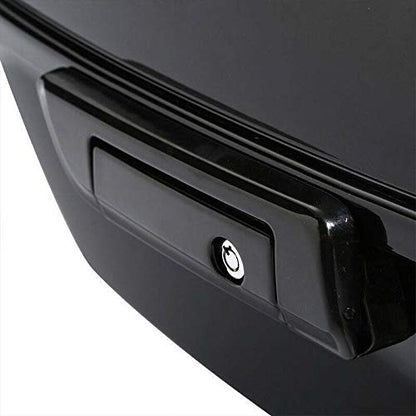 TCMT King Motorcycle Trunk Box Wrap Around Backrest Rear Speakers Fit for Harley 2014-2025 Trunk Touring CVO Road King Road Glide Street Glide Electra Glide - color: Set F#4