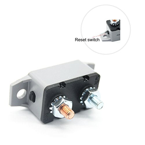 ZOOKOTO 12-24V 20 Amp ATV Resettable Blot Circuit Breaker 20AMP - color: 1Pcs, size: 20A