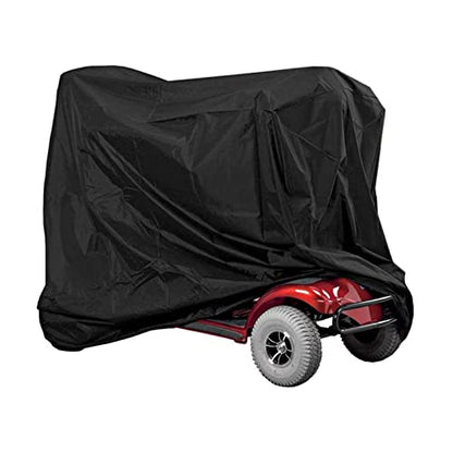 Scooter Covers Moped Cover Motorcycle Prevent Rain Sun for Any Season and Weather with Holes Black 55.1"x25.9"x35.8"