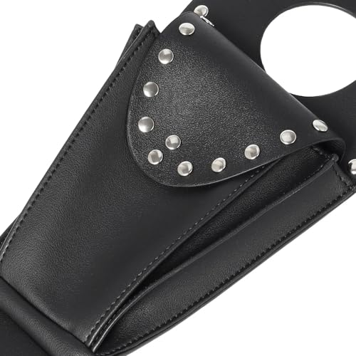 Motorcycle Leather Tank Chap Cover Panel Pad Bag For Harley Davidson 883 1200 XL Sportster, Black