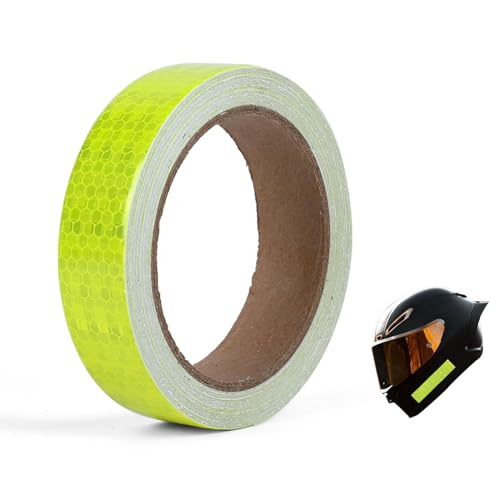 Safety Warning Tape, Fluorescent Yellow Adhesive Tape, 3" x 300 Feet,1 Roll - size: Fluorescent Yellow-1 Inch