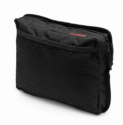Moto Pockets Top Case Lid Bag Organizer for Motorcycle Top Boxes, Weather-Resistant, Black