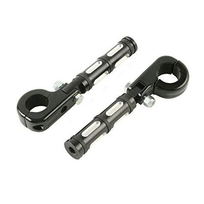 SLMOTO 1 1/4" Adjustable Engine Guard Highway Foot Peg Footpegs fits for Harley Davidson/Honda/Yamaha/Kawasaki/BSA/Norton/Triumph