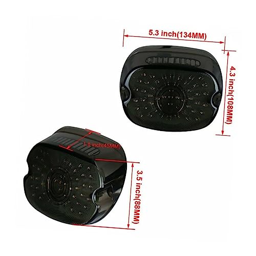 12v Motorcycle Tail Brake Light Turn Signal Function Led Rear Light for Motorcycle Modification and Safety