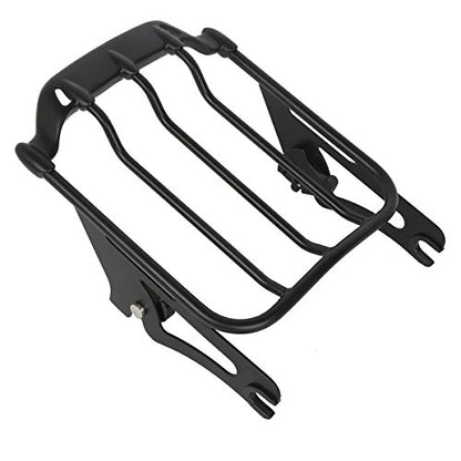 TCT-MOTORPARTS Black Detachable Upright Sissy Bar Passenger Backrest W/Pad Luggage Rack Docking Kits Fit for Harley Street Glide Road King 2009-2013 - color: Black #4(2009-2013)