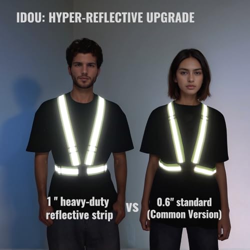 2.0 IN High Visibility Reflective Safety Strap for Construction, Running, Cycling - color: 1pc-yellow, size: Medium