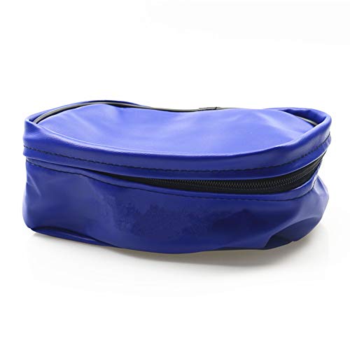 Universal Dirt Bike Off-road PU Leather Tool Bag Storage Tool For Motorcycle Honda Kawasaki Yamaha XR250 KLX250 DRZ 250 (Blue) - color: Blue