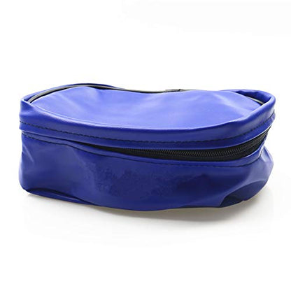 Universal Dirt Bike Off-road PU Leather Tool Bag Storage Tool For Motorcycle Honda Kawasaki Yamaha XR250 KLX250 DRZ 250 (Blue) - color: Blue
