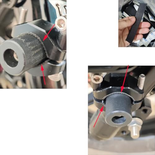 5 Pack Light Bar Mounting Rubber Inserts Non Slip Adhesive Bar Tube Mount Bracket Bushings Protector for Motorcycle Spotlight LED Horizontal Bar Clamp Mounting Kit Fog Driving Lights ATV UTV