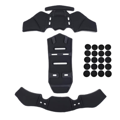 Helmet Padding for Icon Airflite 2005-2025, Breathable Motorcycle Helmet Cushion Replacement Liner Comfortable Foam Cushion Pads Kit Washable Inserts,B/Black