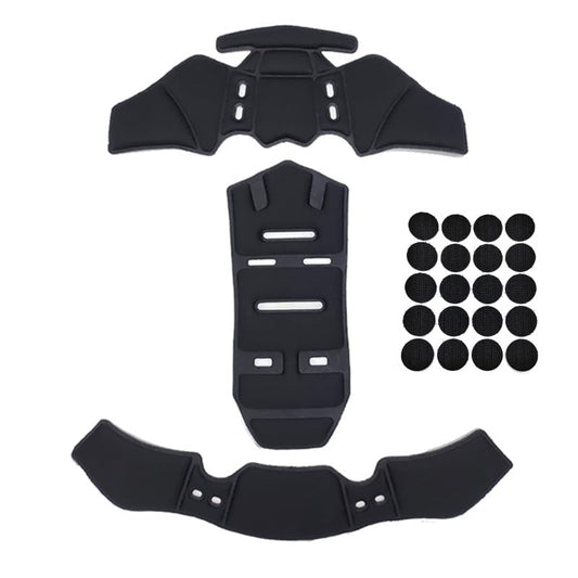 Helmet Padding for Icon Airflite 2005-2025, Breathable Motorcycle Helmet Cushion Replacement Liner Comfortable Foam Cushion Pads Kit Washable Inserts,B/Black