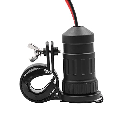 Universal Waterproof High Power Cigarette Lighter 12-24V 240W Power Plug Socket with Handlebar Motorcycle Cigarette Lighter