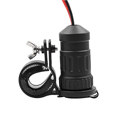 Universal Waterproof High Power Cigarette Lighter 12-24V 240W Power Plug Socket with Handlebar Motorcycle Cigarette Lighter