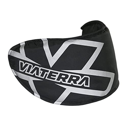 ViaTerra Motorcycle Helmet Visor Sleeve - Scratch-Free Soft Fleece Face Shield Bag - Universal Fit for Street & ADV Helmets - Secure Storage Pouch