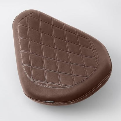Touring Soft Leather Front Driver Seat Cushion Pad Rear Passenger Pillion fit for Ho-nda Rebel CMX 300 500 2017 2018 2019 2020 2021 2022 2023(Front driver seat-brown) (MD-222-223-JP) - color: Front driver seat-brown