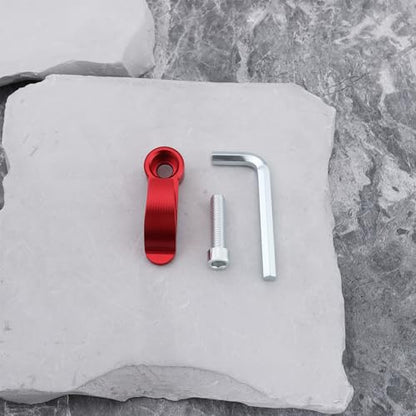 2Pcs Motorcycle Handlebar Hook CNC Aluminium Helmet Hook Suitable for Motorcycle Helmets Gloves Cups(Red) - color: Red