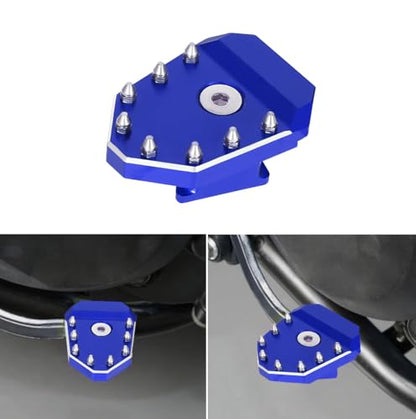 KLR650 Brake Pedal Blue Rear Foot Extension Pedals Motorcycle Rear Pedals Footbrake Lever Pedal Enlarge Extension Pad Aluminum Alloy Compatible With KLR650 2008-2025 - color: Blue