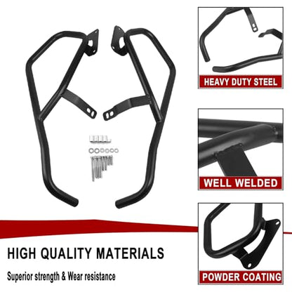 Highway Crash Bar Engine Guard Saddlebag Guard Replacement for BMW K1600GT K1600GTL K1600 GTL 2017-2026 Motorcycle Steel Frame Falling Protector Bars(Front and Rear)