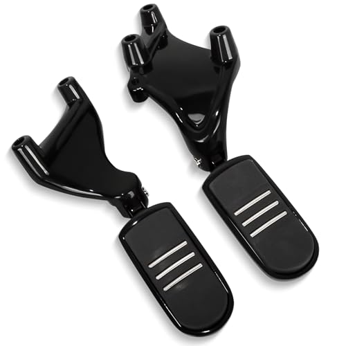 Passenger Footpegs pegs for Harley Sportster XL 2014-2022,for XL1200,XL883,Seventy-Two,Iron 1200 883,Forty-Eight,for Streamliner Style - color: Black For Streamliner Style