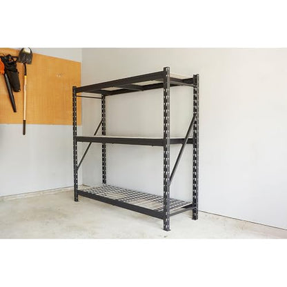Ironton Industrial Shelving Rack, 3 Storage Shelves Steel Construction 3-Tier Rack with 2000-Lb Load Capacity Per Shelf, Garage Storage Rack - size: 3 Tier
